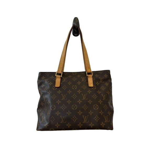 Authentic Louis Vuitton Monogram Cabas Piano Tote Bag Womens Brown - Picture 2 of 13